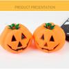 Durable Puppy Products Playing Halloween Pumpkin Puppy Squeak Chew Toys Bite Resistance Orange Rubber Squeak