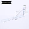 Thickened Stainless Steel Foldable Triangle Shelf Bracket for Wall Support