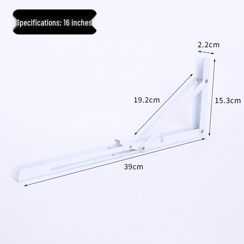 Thickened Stainless Steel Foldable Triangle Shelf Bracket for Wall Support