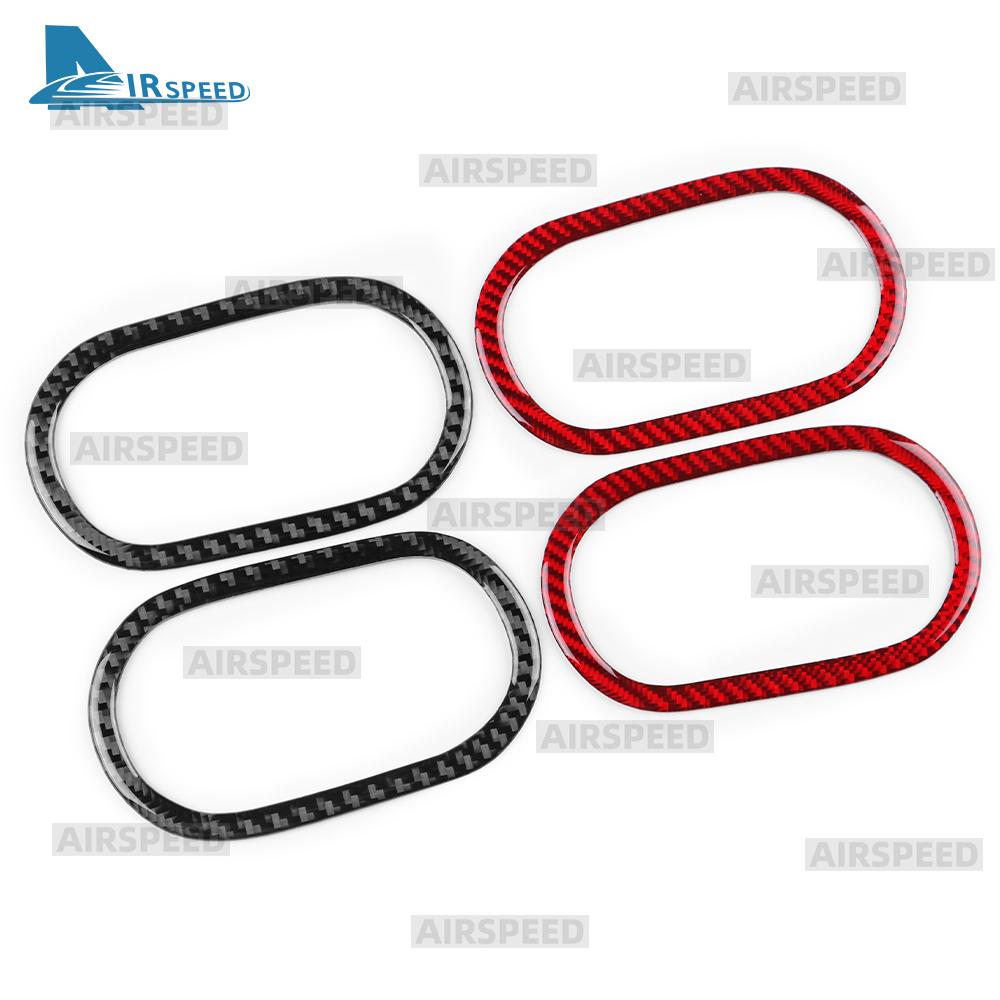 Real Soft Carbon Fiber Stickers For Mercedes Benz Smart 453 Fortwo/Forfour 2016 2017 2018 2019 2020-2025 Car Door Handle Frame