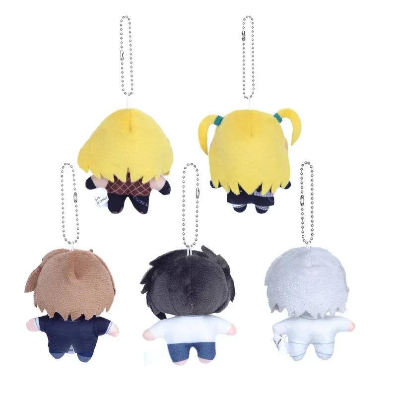 5 Stil 9cm Neues Death Note Plüschtier Anhänger Misa Amane Yagami Light Mihael Keehl L Lawliet Puppen Für Kinder Erwachsene Geburtstag Schönes Geschenk