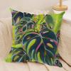 Leaves Cushion Cover Pillowcase Ultra Soft Skin Friendly Fabric Cloud Like Comfort & Concealed Zipper