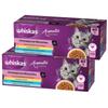 WHISKAS Wet Cat Food Aromatic Sachets Mix of Flavors 80x85g