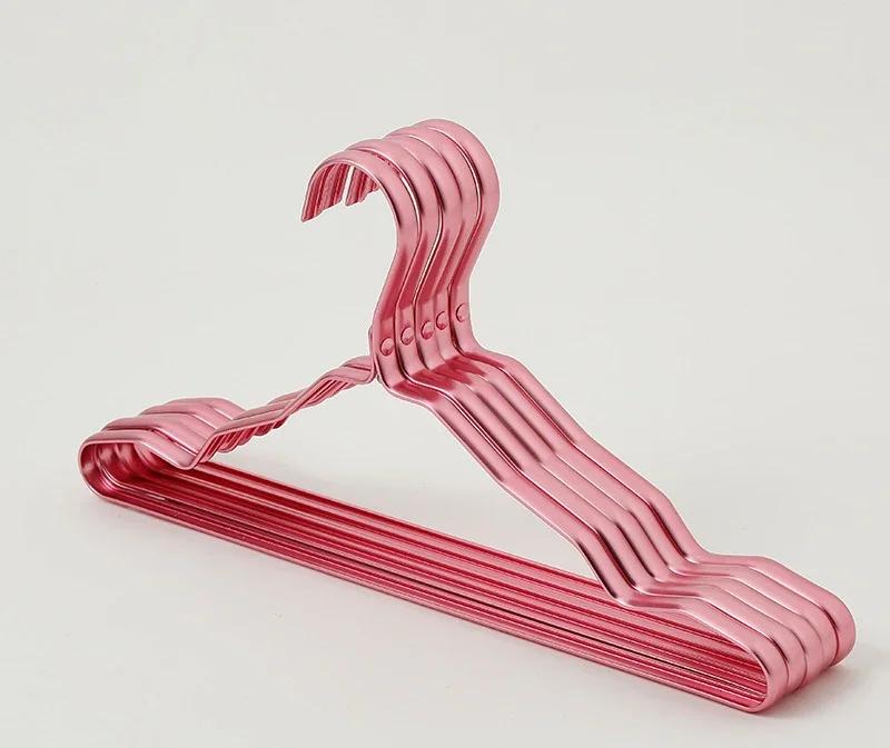 

10pcs Anti-slip Aluminium Alloy Clothes Hangers Coat Hangers Drying Rack Clothing Storage Rack Wardrobe Space Saver Dropshipping