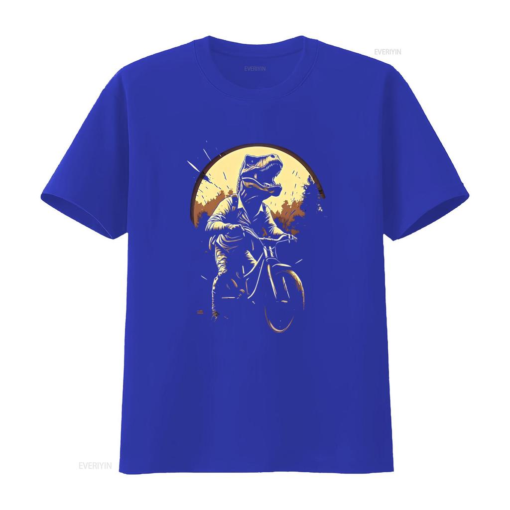 T Rex Cyklar En Cykel Skjorta Cool Klassisk Vintage Dinosaurie På Cykel för Män Perfekt Födelsedag Jul Fars Dag vintage