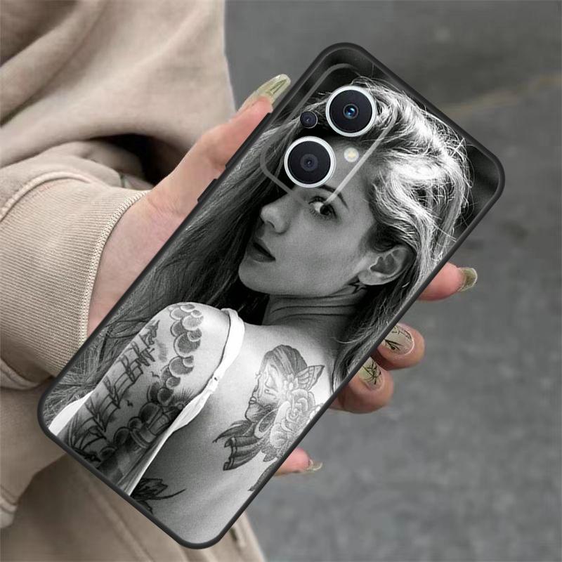 Sexy Sleeve Tattoo Girl Case For OPPO Reno 8T 13F 14F 12F 11F 10 12 13 14 Pro 7 8 Lite OPPO Find X8 X6 X9 Pro Cover