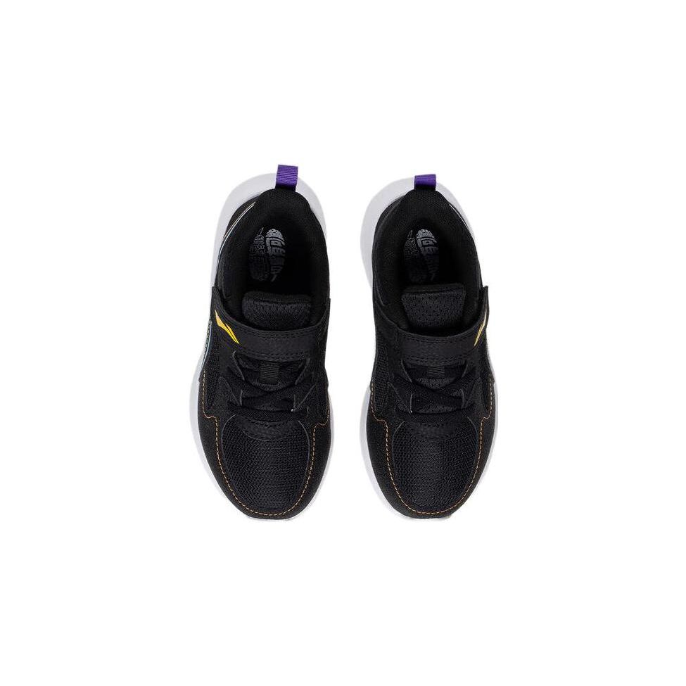 Li Ning Kids Ling Yue 3.0 V3 Comfortable Casual Non-Slip Wear-Resistant Low-Top Casual Shoes Kids sneaker Black YKNT022-5