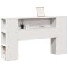 VidaXL Tête de lit avec rangement blanc 150 cm bois massif de pin, tête de lit en bois, tête de lit avec rangement, tête de 855628