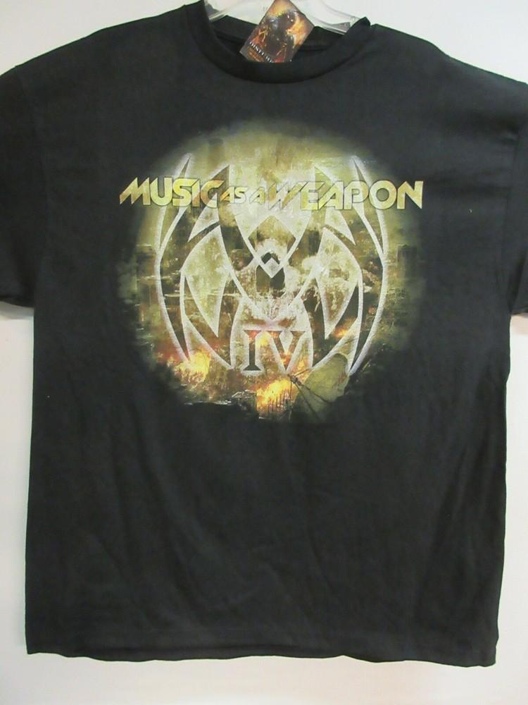 

DISTURBED OFFICIAL MERCH MUSIC AS A WEAPON TOUR CONCERT MUSIC LARGE Unisex T-Shirt XL