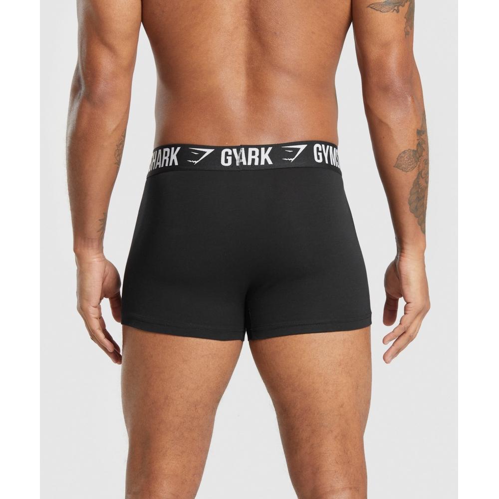 Gymshark Boxer Brief 3pk Titanium Blue Denim Grey Black A5a3w Udc7