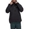 adidas Solid Color Brand Logo Half Zip Hooded Jacket Ski Wear Men Jackets Black HI5522