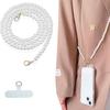 Pearl Beaded Crossbody Phone Strap and Lanyard