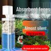 Silent Aquarium Filter: Submersible 3-in-1 Water Purifier, Circulator, and Oxygen Pump with Poop Suction Feature.