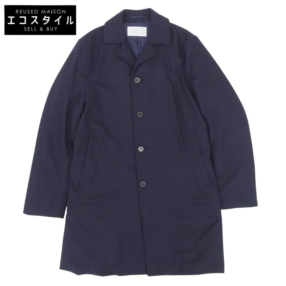 EDIFICE Canonico Down Chester Coat, Men's, Size 48 coat 48 NavyUsed