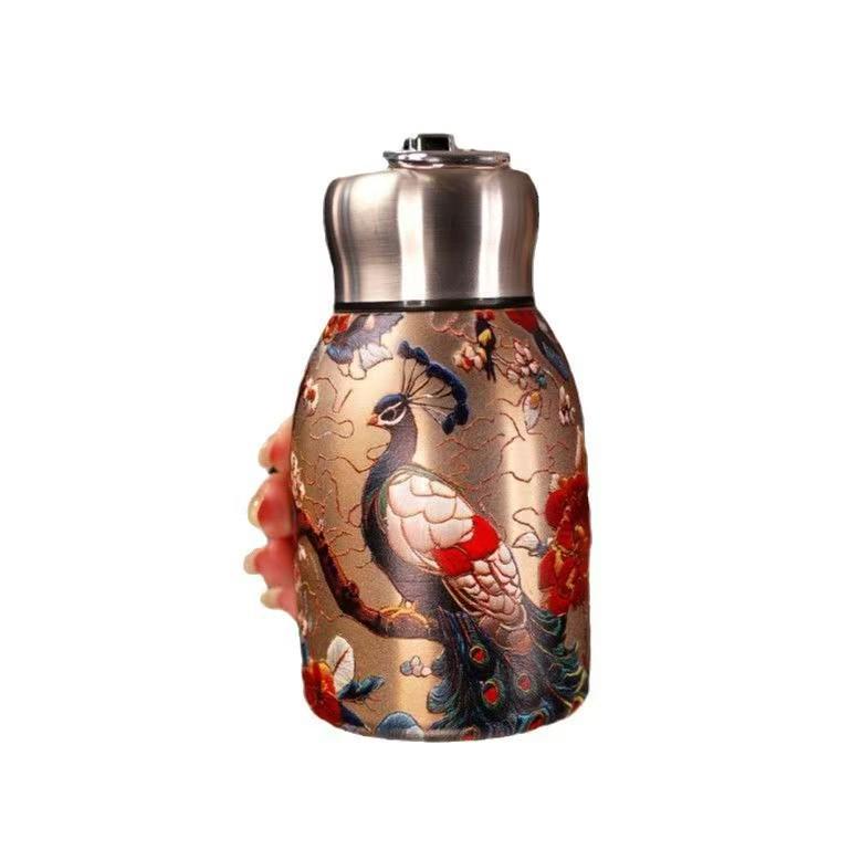 Warm Yue 316 Stainless Steel Mini Thermos Cup - 300ml Portable Office Gift