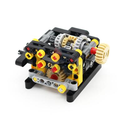 MOC High-tech verze s automatickou změnou převodového stupně verze 2rychlostní převodovky Model Stavební bloky Kostky Kompatibilní s PF sadou hraček pro kutily