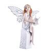 European Violin Angel Resin Craft Flower Fairy Ornaments Creative Children's Room Decor Girl's Birthday Gift Home Accessories