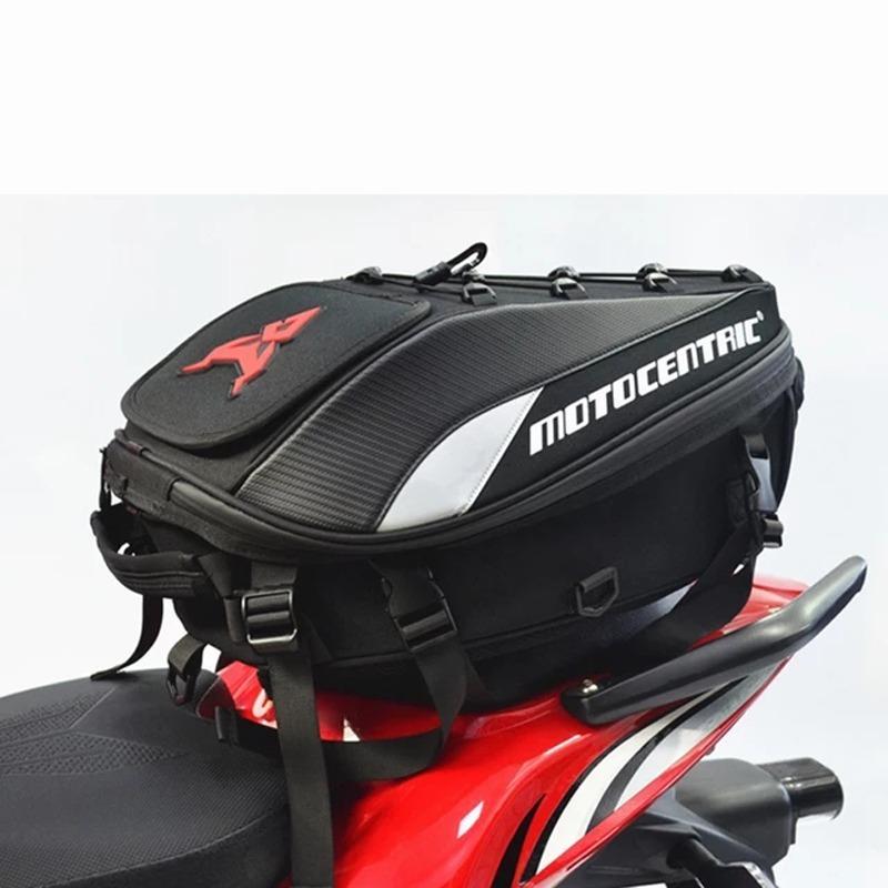 Motorcycle Bag Waterproof Drop Leg Side Bags Backpack Tail Multifunction Rear Seat Bag High Capacity Ride Outdoor For Cafe Racer