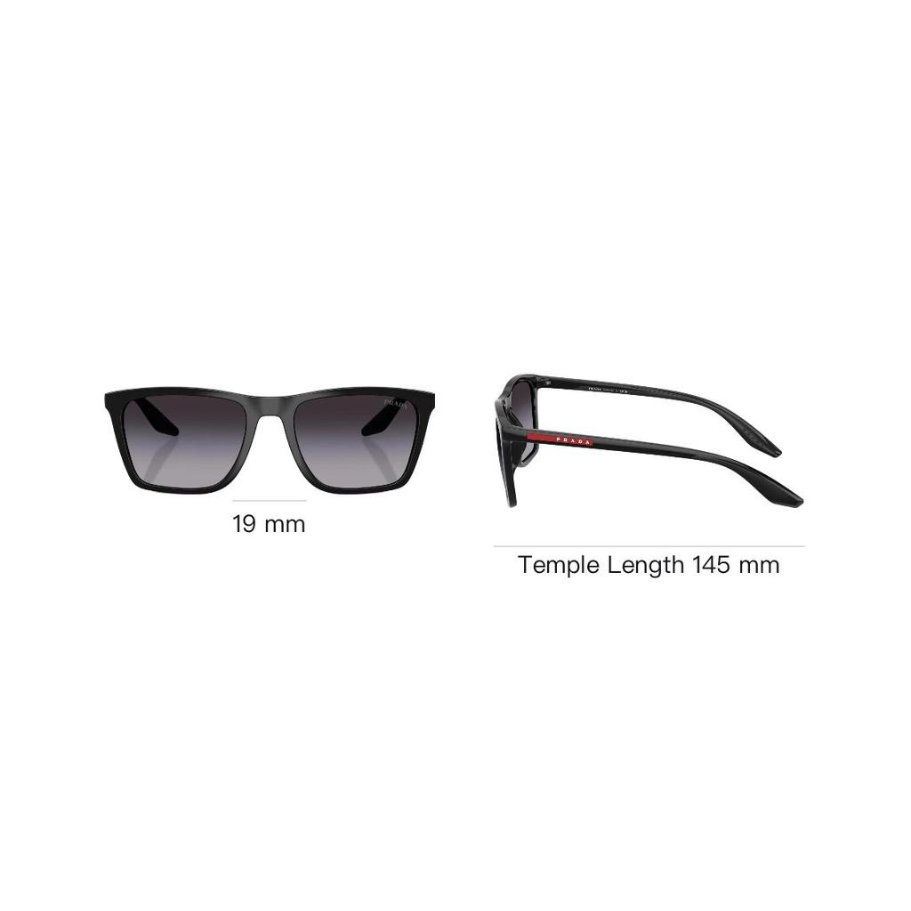 Prada Logo Design Injected Butterfly Sunglasses Men sunglasses Black PSB08S1AB09U