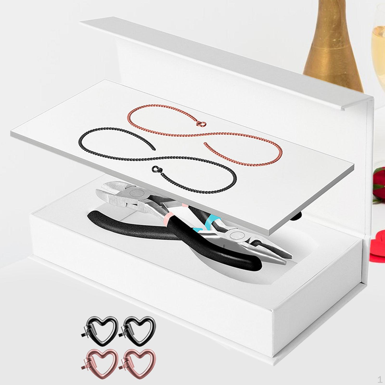 

Постоянный набор для изготовления браслетов, классических уникальных портативных модных подарков своими руками с замком 1 Black 1 Rose Gold