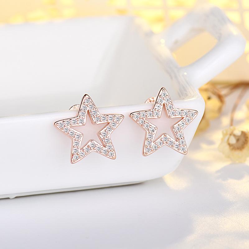 

Ювелирные изделия Актриса Звездные Серьги Персонализированные Креативные Цирконовые Серьги Модные и Стильные