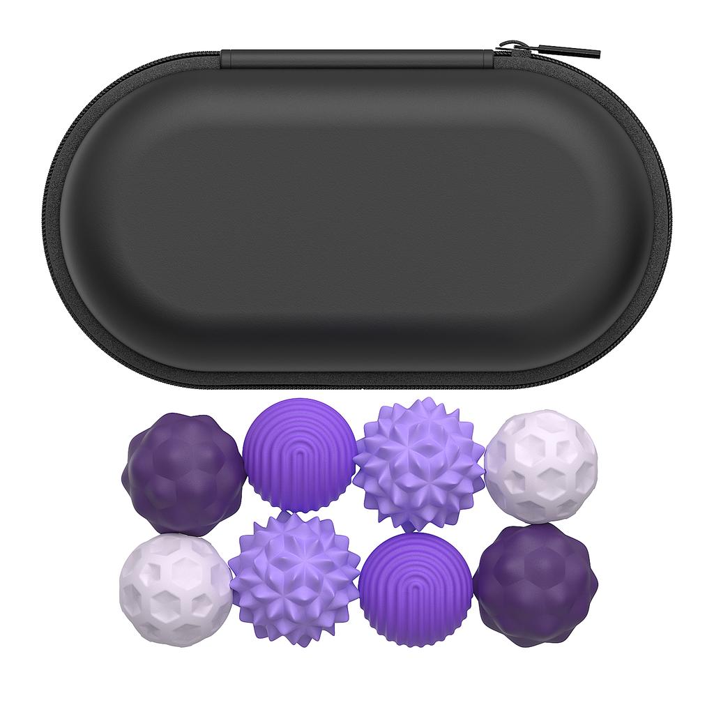 Silicone Magnetic Sensory Balls Fidget Toy Massage Ball Fascia Yoga Fitness Shoulder Hand Foot Massager Hard Membrane Meridian