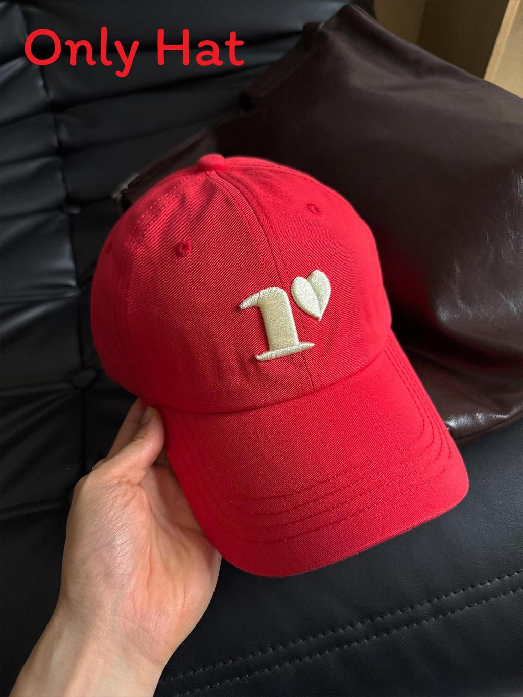 Unisex Embroidered Baseball Cap With Breathable Cotton Material For Summer Sun Protection бордовый
