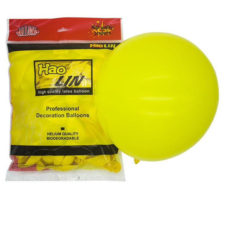 Haolin Yaguang 12-Inch 2.8-Gram Latex Balloon, Birthday Wedding Party Decoration Arrangement Cross-Supply Brand Balloon