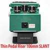 Thin Pedal Riser [106mm SLANT] Pedal riser that tilts forward (10)