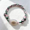 Trendy New Arrival Colorful Natural Stone Eye of the Devil Woven Bracelet Vintage 4mm Oval Adjustable Handwoven Bracelet Jewelry
