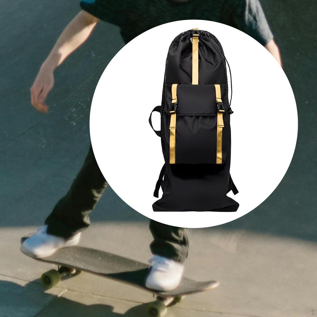 Batoh pro přepravu skateboardu a longboardu, ideální pro venkovní sporty, zejména skateboarding,