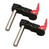 Benches Top Clamping Tool 19Mm/20Mm Benches Dog Clamp for Woodworking Boards, Manual Hold Down Clamp with Flip Lever