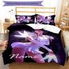 3pcs KPop Demon Hunters14 Cover Set - Personalized Name, HD Printed Bedding with 1 Cover and 2 Pillowcases - Perfect for Home Decor, Easy Care