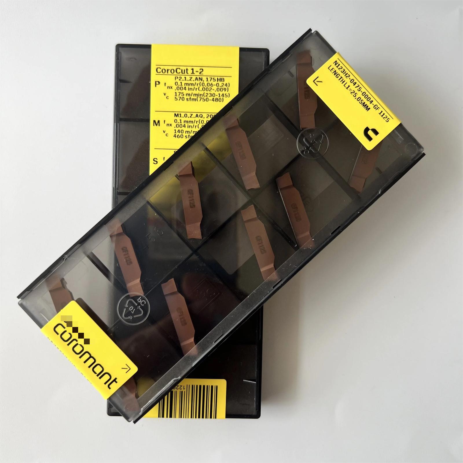 

N123H2-0475-0004-GF 1125 / Industrial indexable Carbide Inserts 10 Pcs