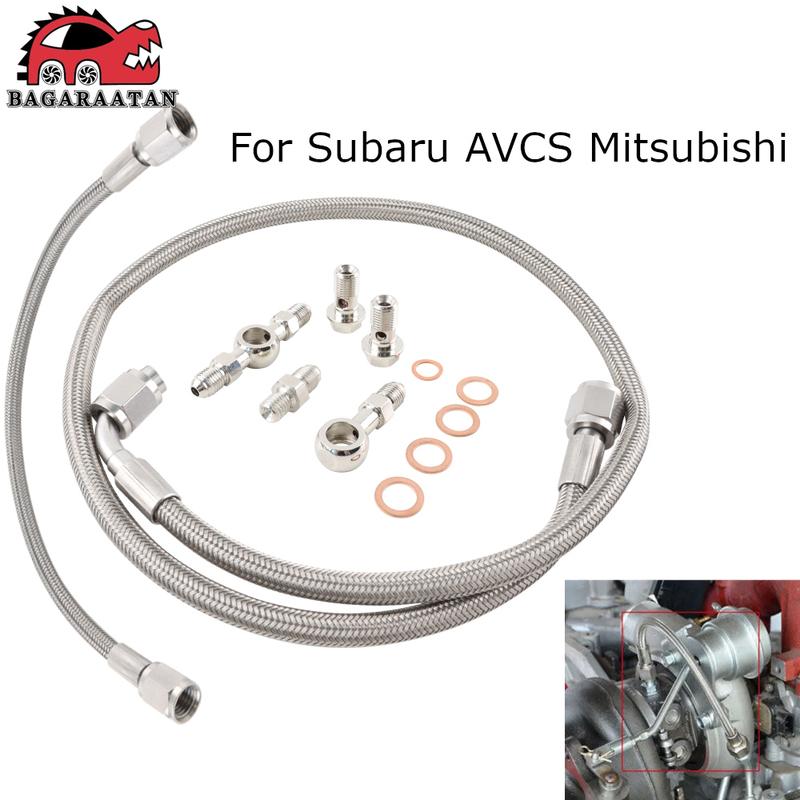 Kit de Durite d'Alimentation en Huile Turbo Haute Performance Pour Subaru AVCS Mitsubishi TD04 TD05 TD06 02-06 Moteur WRX
