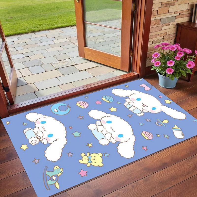 Crystal Velvet Rug Soft Non Slip Indoor Floor Mat Home DecorCinnamoroll