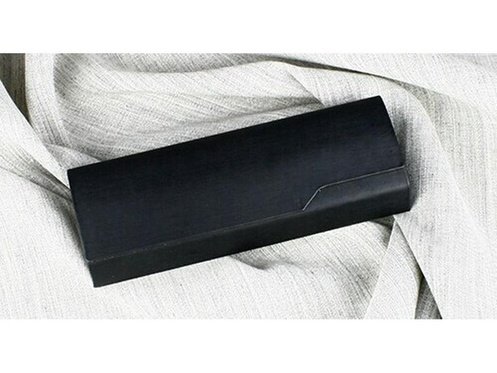 Handmade Brushed Iron Eyeglass Case for Myopia Glasses - Custom Print Available