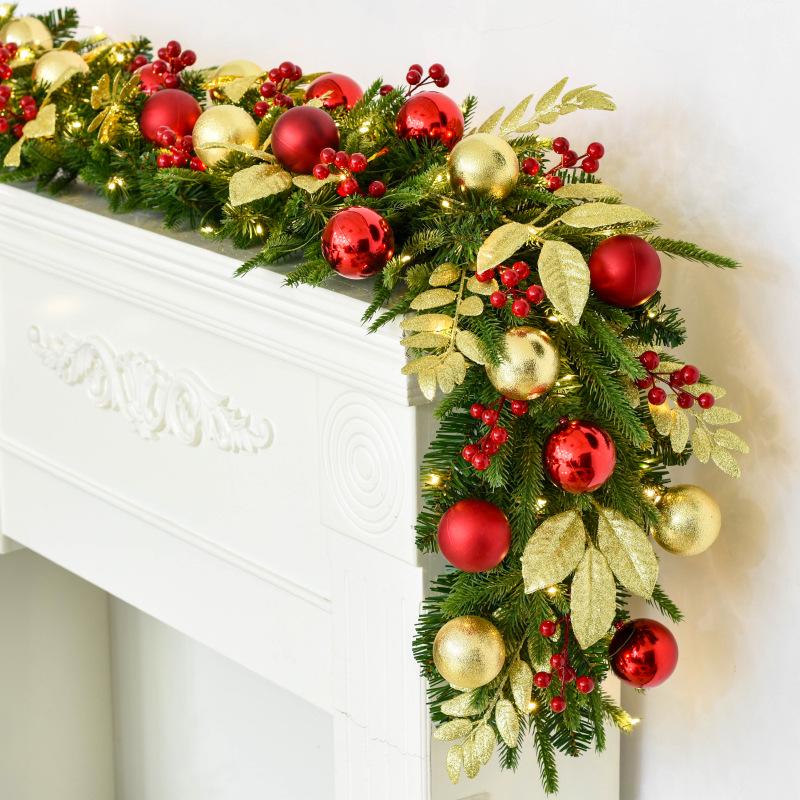 2.7m Christmas Garland for Decoration - Tree, Wreath, Wall, Door Hanging, Hotel, Shopping Mall Display