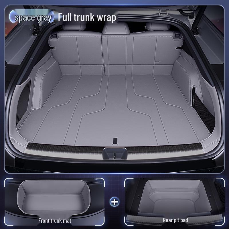 XPeng P7 2025 Trunk Mat - Full Coverage Tail Box Mat for Car Interior Accessories
