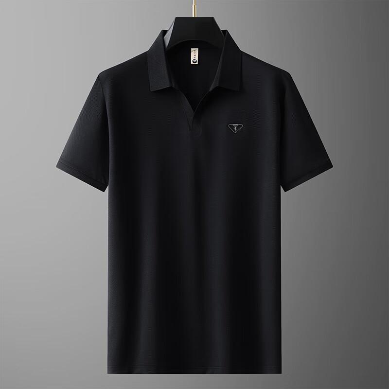 Polo Manica Corta Taglie Forti in Seta Ghiacciata da Uomo
