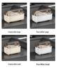 Multi-Functional Kitchen Storage Box with Lid: Bowl & Chopstick Rack, Draining Cabinet Organizer