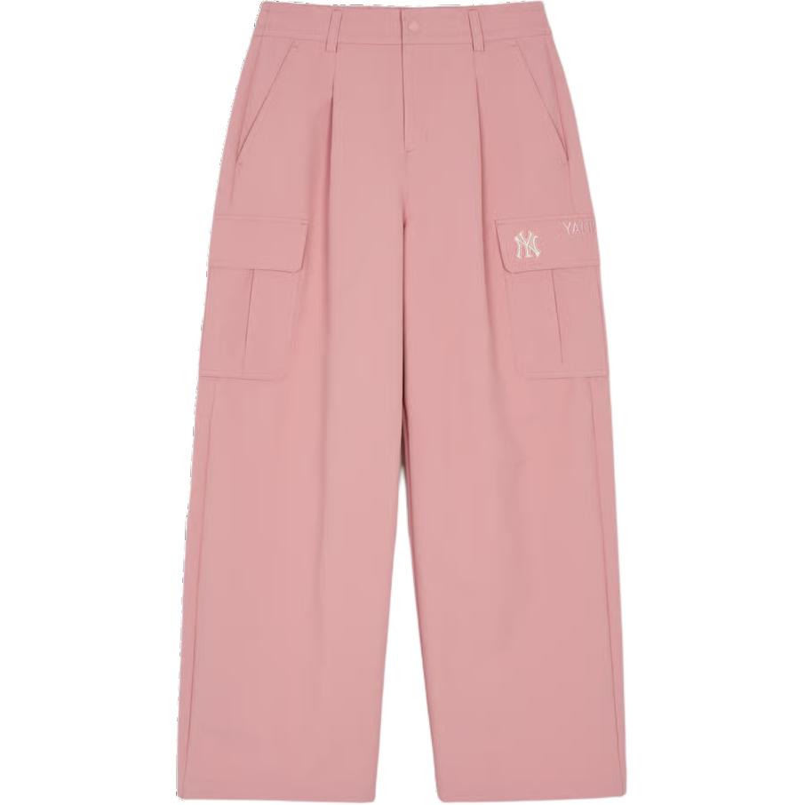 

New MLB Varsity New York Yankees Cargo Pants Women s Hemp Pink 3FWPV0144-50PKM XS