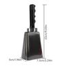 9 Inch Steel Handle Cow Bell for Sporting Events Football Games Christmas Party School Wedding Farm