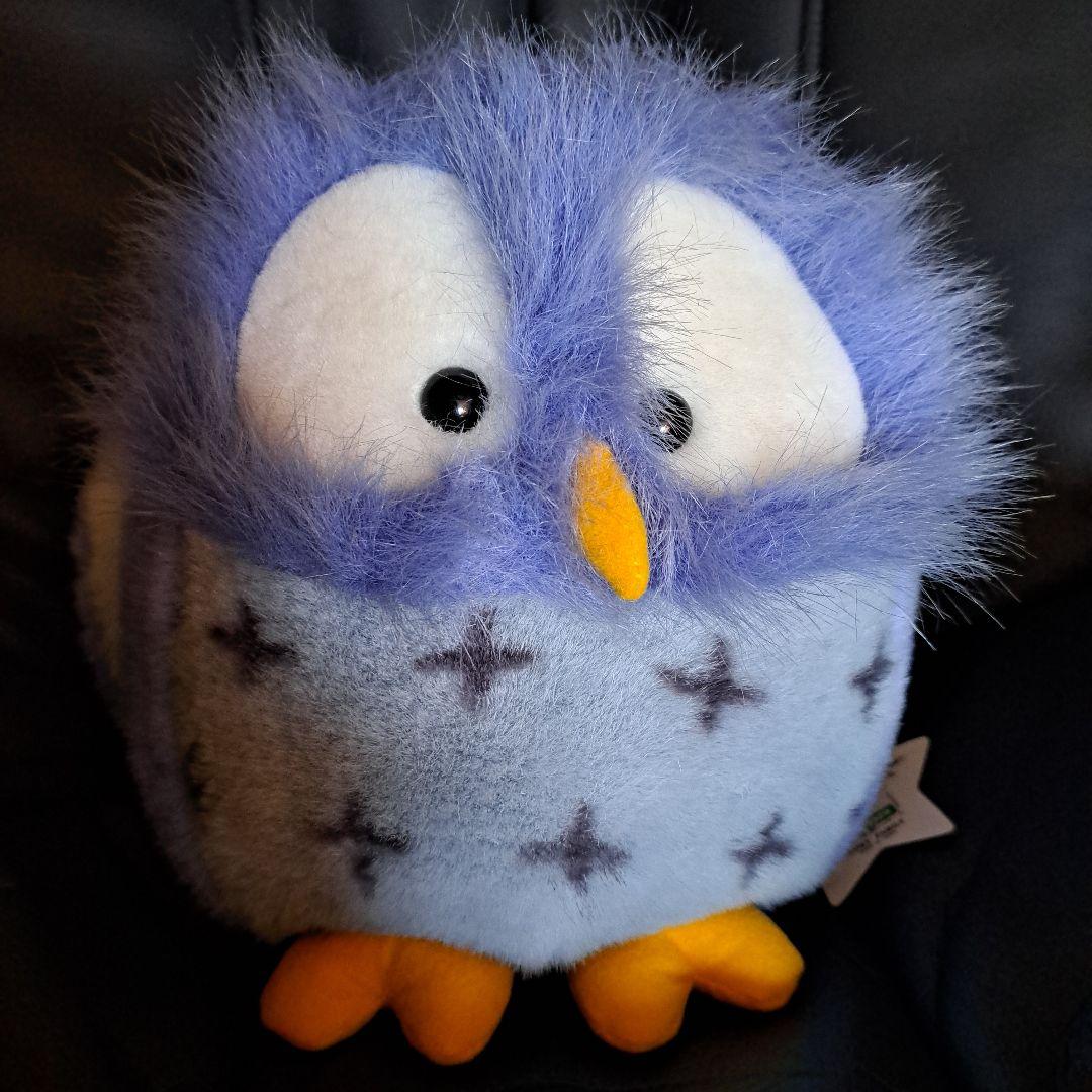 

[USED] Retro stuffed owl doll, lucky charm