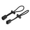 2Pcs 10cm Climbing Backpack Hiking Fixing Elastic Cord,Running Number Clip Buckle