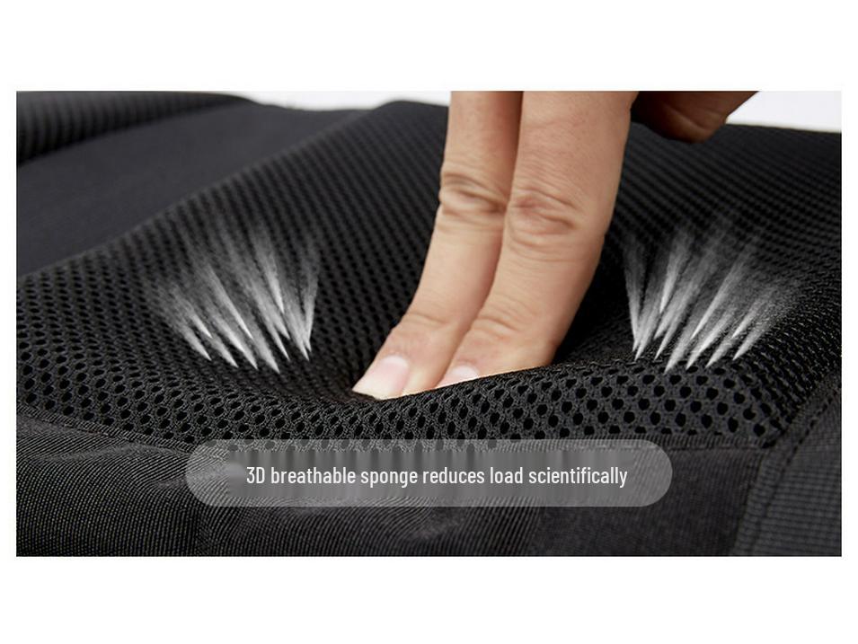 Expandable Cross-Border Travel Backpack with Large Capacity, Wet/Dry Separation and Multi-Functional Design for Business, School, and Travel.