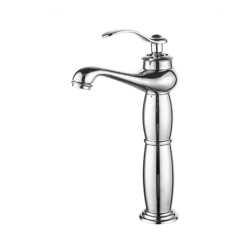 Antique Bronze Bathroom Faucet Brass Basin Faucets Hot & Cold Bathroom Sink Faucet Deck Mounted Lavotory Faucet  Mixer Water Tap