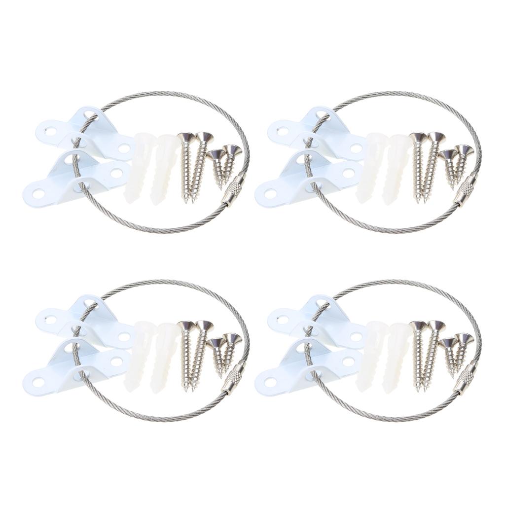 Adjustable Furniture Anti Tip Straps Wall Mounted Furniture Safety Straps Strong Heavy Duty Furniture Anti Tip Straps