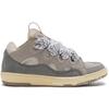 Leather Splicing Casual Shoes Trendy Sports Shoes Men's and Women's Board Shoes Bread Shoes