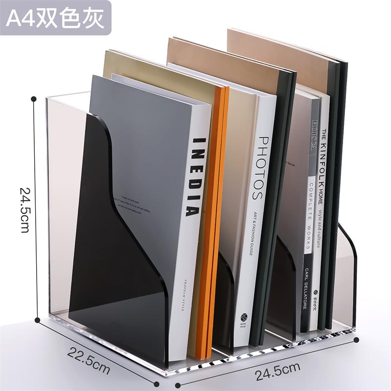 Adjustable Multifunctional Desktop Organizer Document Letter Tray Holder Paper Storage Rack Office Desk Accessories Supply Box